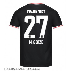 Eintracht Frankfurt Mario Gotze #27 Replik Auswärtstrikot 2023-24 Kurzarm